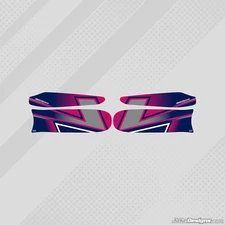 KOSMIC 2015 STYLE M8 / M5 SIDE POD STICKER KIT - KARTING - JakeDesigns