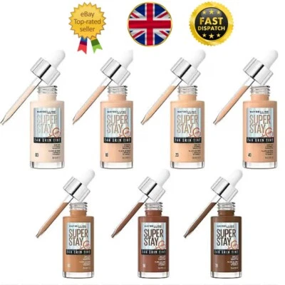 MAYBELLINE NEW YORK Maybelline Super Stay 24H Skin Tint Foundation With Vitamin C 30ml -Choose Shade