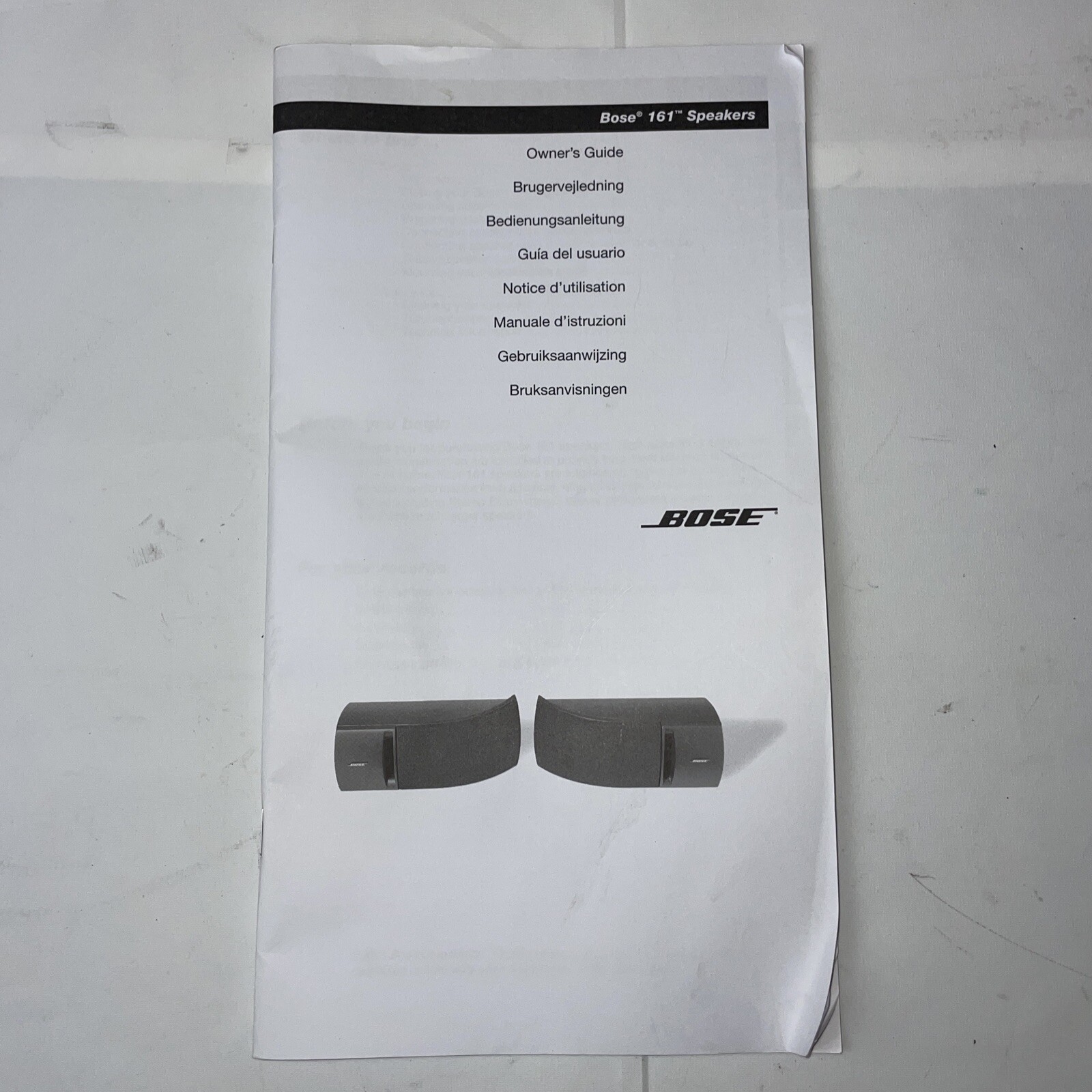 Bose 161 Bookshelf Speakers Black Have 6 With Mounting Brackets Selling Per Each