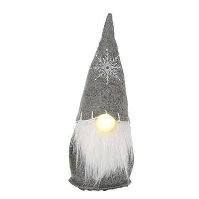 Heaven Sends beleuchtet grauer Gonk Weihnachtsdekoration Neuheit Haushaltswaren Zubehör