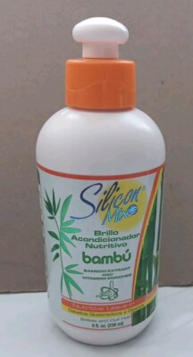 Silicon Mix Bambu Nutritive Hair Leave in Conditoner for Brittle & Dull Hair 8oz