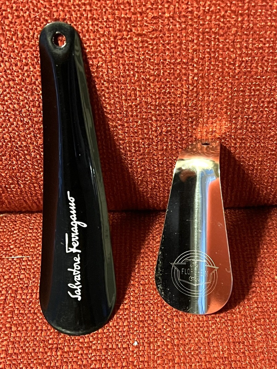 アクセサリーその他 Ferragamo Calf Leather Shoe Horn Vintage Set Of 2 Shoe Horns Salvatore Ferragamo The
