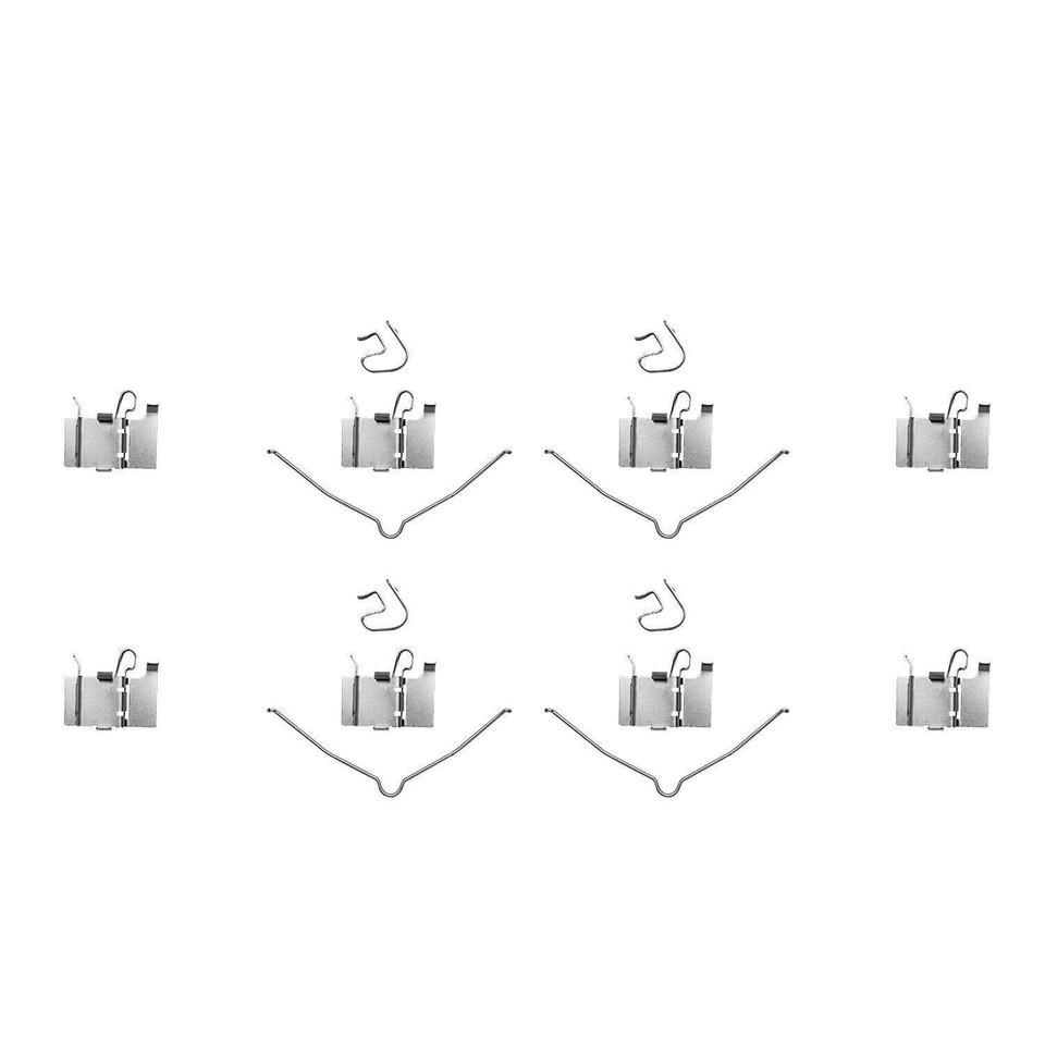 Front Ceramic Brake Pads w/Clips for Toyota Camry Sienna Highlander