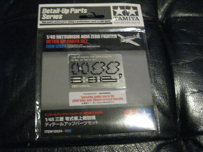 Sealed Mitsubishi A6M Zero Fighter Detail-Up Parts by Tamiya in 1/48 scale