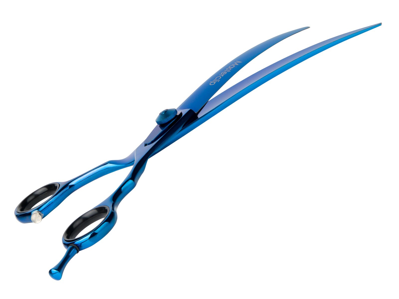 Dog Grooming Scissors Shears TOPAZ Professional CURVED Scissors Masterclip✂🐶