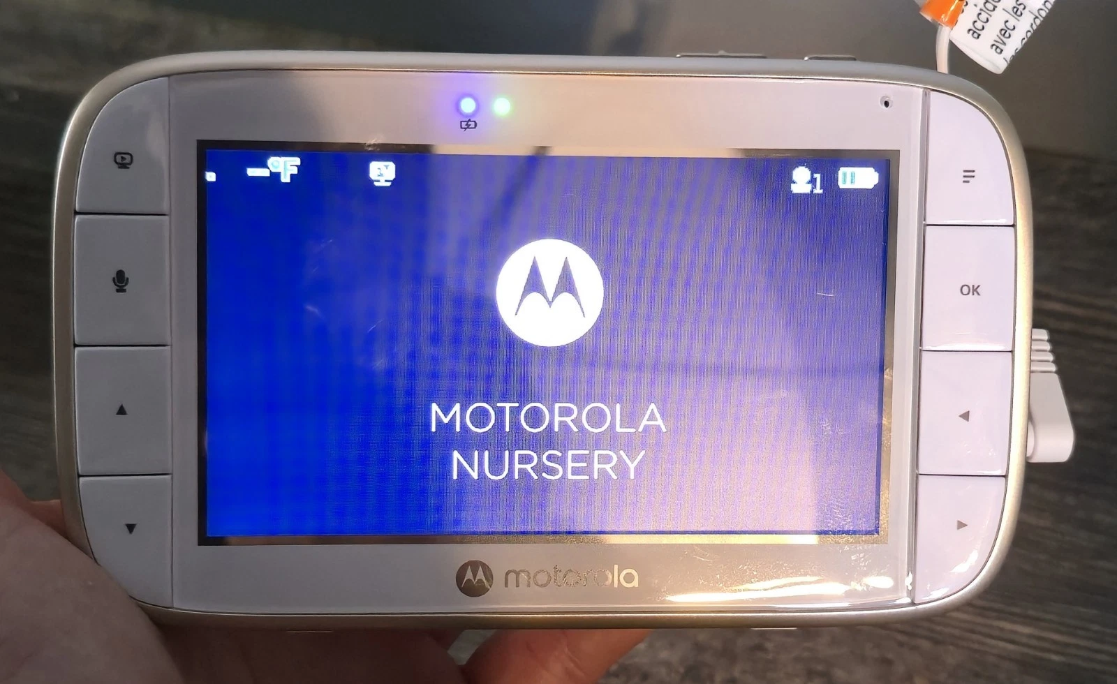 Motorola Baby Monitor VM855 - 5" WiFi Video Baby Monitor with 2 Cameras - White