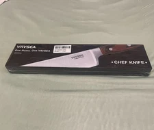 Chefs Knife VAVSEA 8" Professional Ultra Sharp Stainless Steel new in box