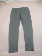 Zella Size M Womens Gray Pockets Compression Pull On Activewear Leggings 464