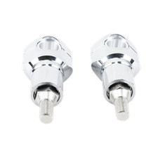 3.0  Chrome Handlebar Risers 1.25inch Clamp f...