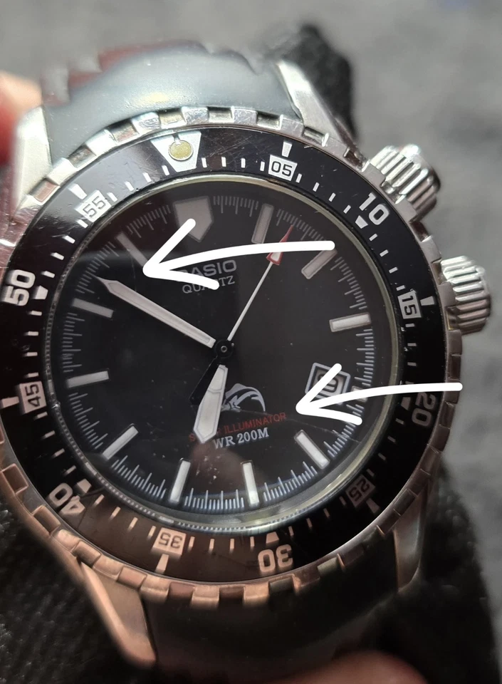 Rare Vintage Casio MDV-102 Super Illuminator Marlin Diver 200M Men’s Watch - Image 4 of 4