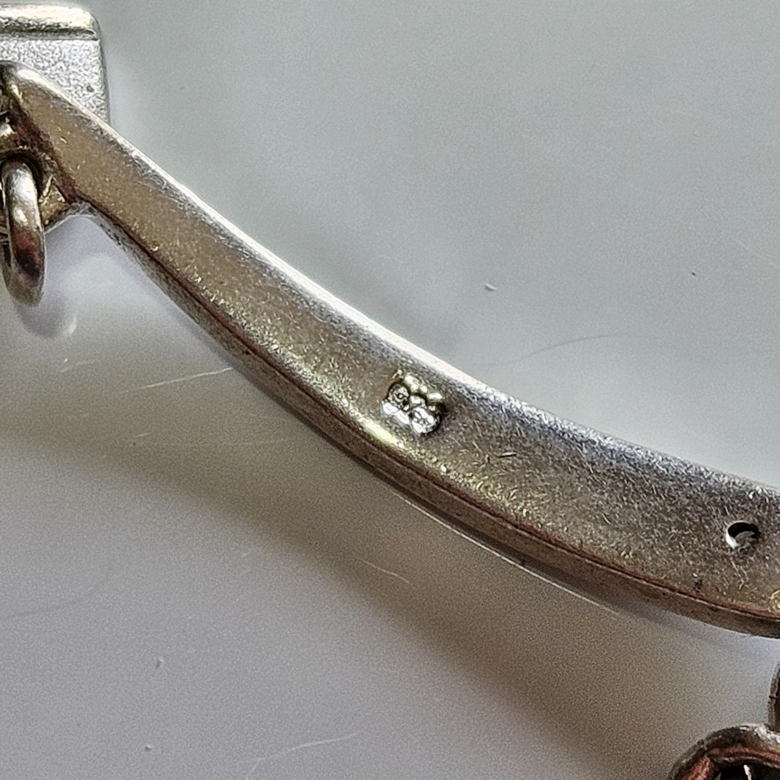 Sterling Silver Diamond Accent Rectangular Bracel… - image 6