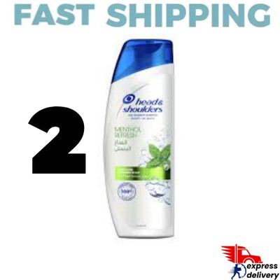 2X Head & Shoulders Menthol Refresh Anti-Dandruff Shampoo with Menthol 350ml