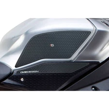 PUIG SPECIFIC SIDE TANK PADS SET FOR YAMAHA YZF-R1/R1M 1000 2017 > 2019 BLACK