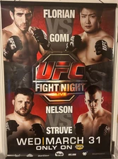 NEW UFC Fight Night FLORIAN VS GOMI NELSON VS STRUVE 27 X 39 POSTER