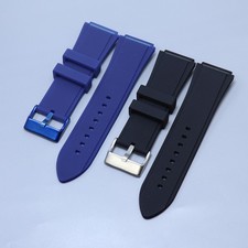 Silicone Rubber Watchband Fit For Guess W0247G3 W0040G3 W0040G7 Watches Strap