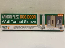 New/Sealed*High Tech Pet ARMOR-FLEX DOG DOOR Wall Tunnel Sleeve for Medium Doors
