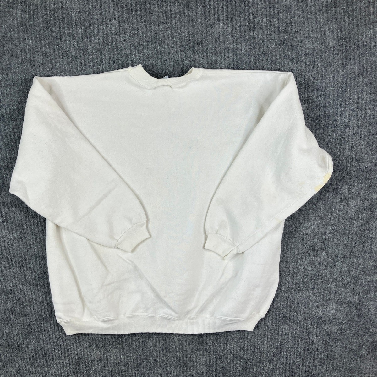 Hanes Sweatshirt Mens XL White Vintage Wildside Graphic