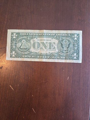 $1 One Dollar Fancy Numbers 11112211 - Picture 3 of 3