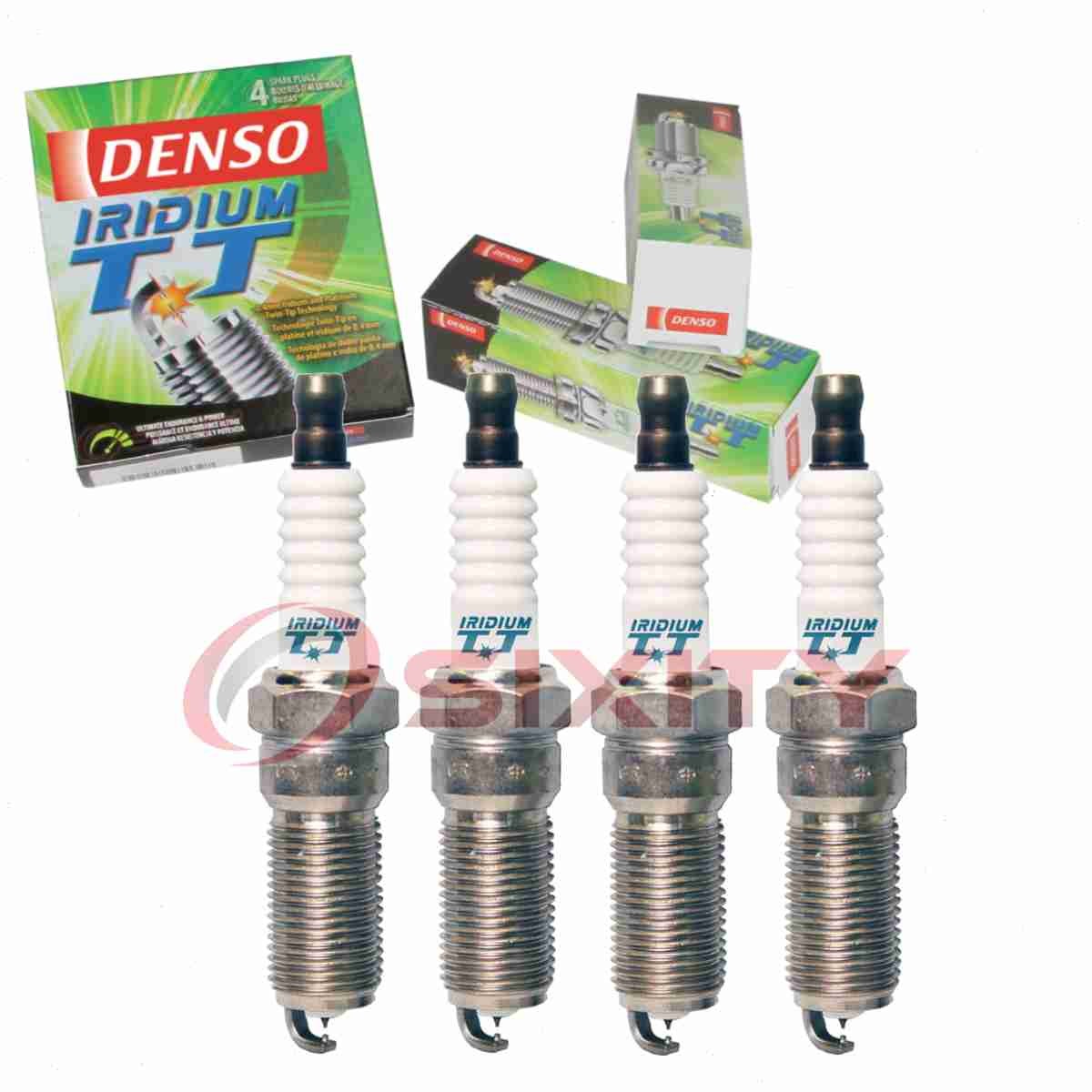 4 pc Denso Iridium TT Spark Plugs for 2002-2005 Pontiac Sunfire 2.2L L4 zf
