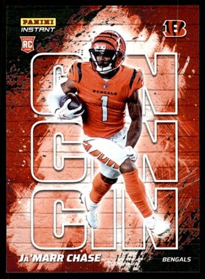 Ja'Marr Chase RC 2021 Panini Instant My City #7 ROOKIE NFL Bengals ID:166000