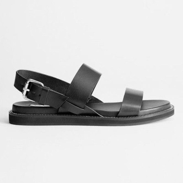 Women & Other Stories Heels Black Leather 39 #3GXO