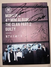 MONSTA X [THE CLAN pt.2 'GUILTY] All Member Autographed Signed Promo Album