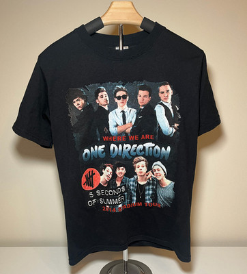 One Direction 2014 Stadium Tour Concert Graphic T-Shirt Vintage Band Tee S-5XL
