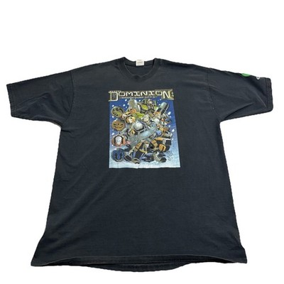 Vtg 1998 Dominion Storm Over Gift 3 Video Game Shirt Black, XL