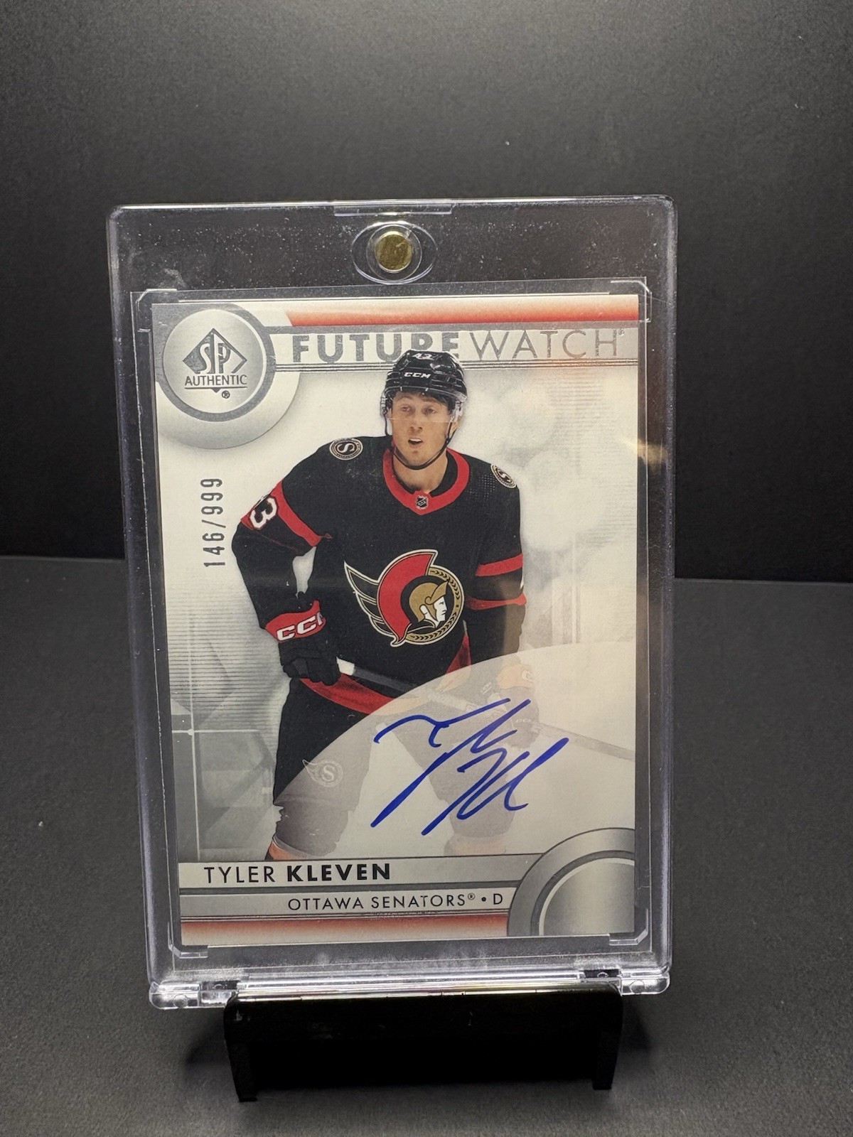 2023-24 SP Authentic Future Watch Auto - Tyler Kleven #146/999