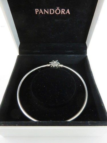 Pulsera Pandora Fuegos Artificiales Plata Esterlina Brazalete Flexible Edición Limitada con Caja - Imagen 7 de 8