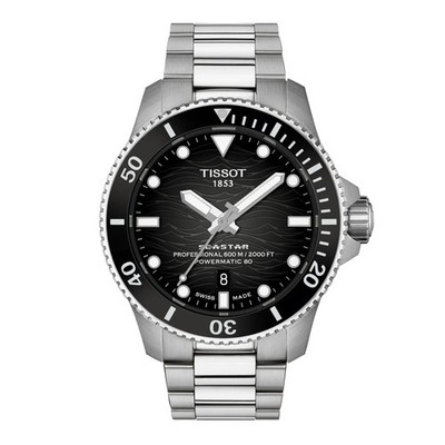*BRAND NEW* Tissot Seastar 2000 Dark Grey 44mm Auto Men's Watch T1209071105100