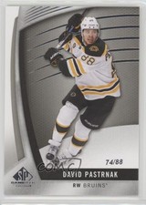 2017-18 SP Game Used 74/88 David Pastrnak #61 00d2