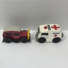 Thomas Wooden Railway Caroline Vintage Car  Sodor Ambulance Wood Toy Vehicle
