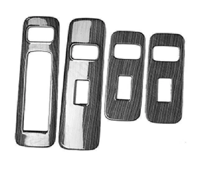 Panel de interruptor de bloqueo de elevación de ventana de tablero de grano de pluma para Lincoln Aviator 2020-2023 Foto 3 de 3