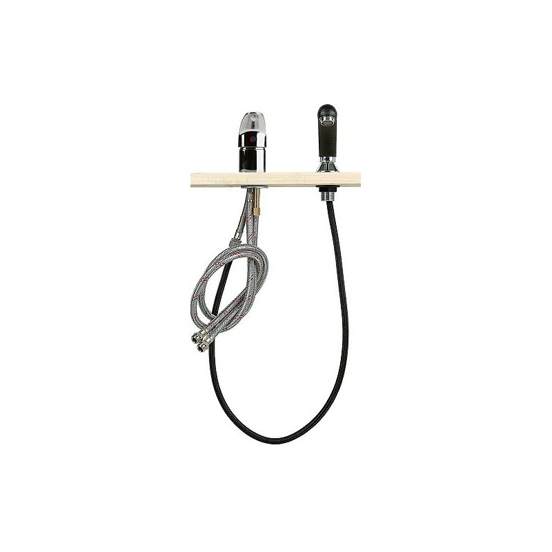 Mitigeur avec douchette bac shampooing coiffure SIBEL robinet chromé