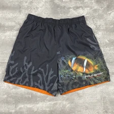 vintage POLO SPORT RALPH LAUREN swim trunks Mens S Fish Clownfish Reef Y2K 2000s