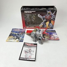 Transformers G1 1984 Dinobot Flamethrower Slag W  Box Incomplete Missing Weapons