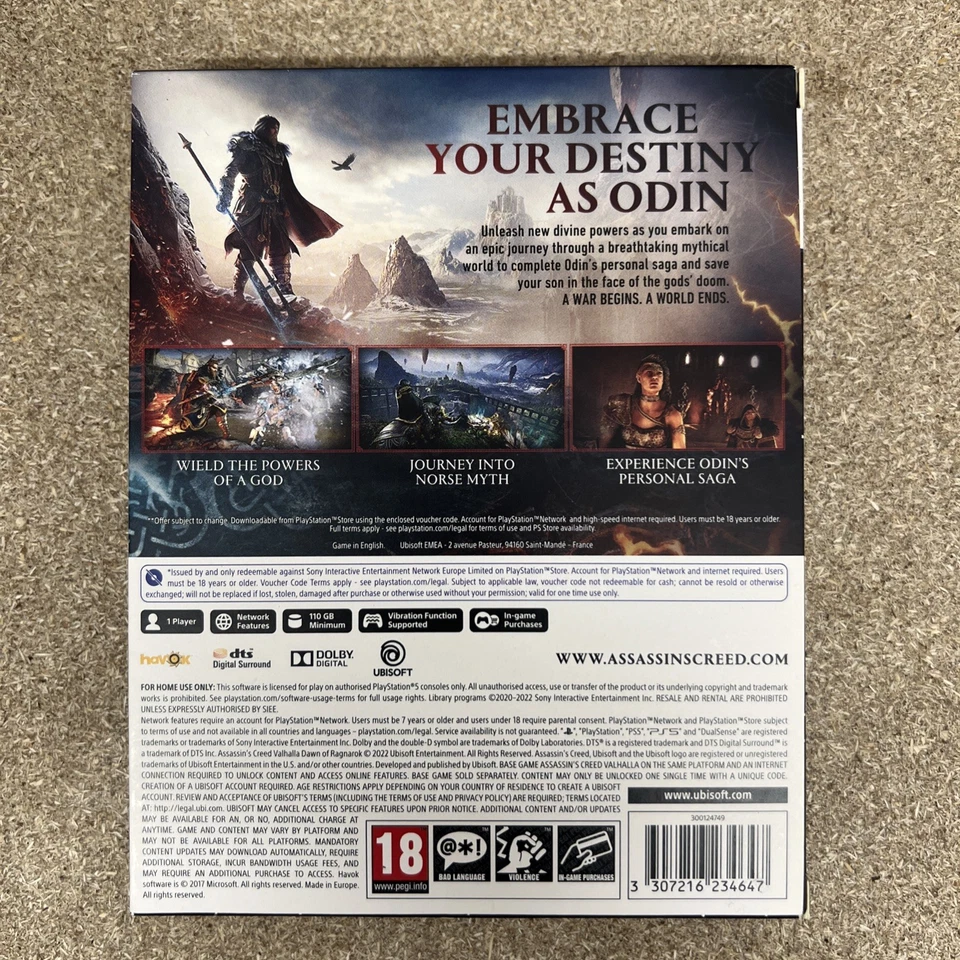 Assassin's Creed Valhalla Dawn of Ragnarök (PlayStation 5) [Complete & Tested] - Image 4 of 4