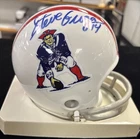 Steve Grogan New England Patriots Autographed Mini Helmet COA