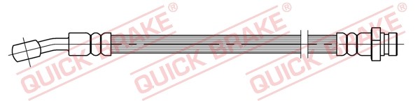 Hinterachse Links Quick Brake 50.074 Bremsschlauch FüR Hyundai,Kia-image