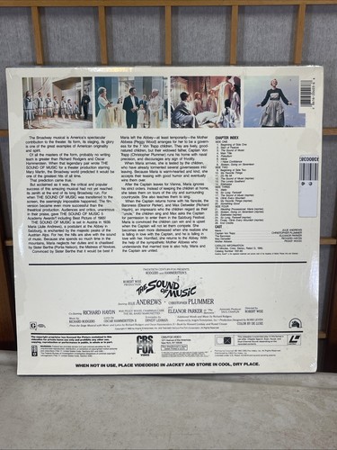 Rogers and Hammerstein's The Sound Of Music Movie Laserdisc Rare NEW SEALED - Picture 6 of 14