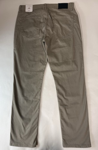 NWT LUCKY BRAND Men's 121 Slim Straight Pants Size 34x32 Advanced Stretch Beige - Picture 3 of 5