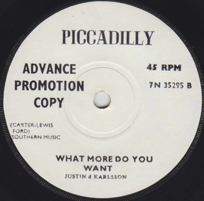 Glo Macari: He Knows I Love Him Too Much/ I've Lost You PICCADILLY 7N35218 - Image 4 of 4