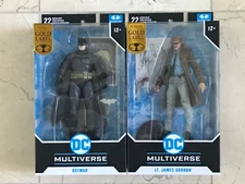 MCFARLANE BATMAN YEAR ONE PART 4 GOLD - BATMAN & GORDON - WALMART EX. - AMAZING!