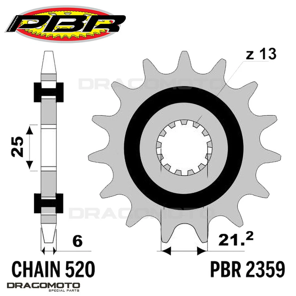 MOTO MORINI SEIEMMEZZO 650 2022-2024 cadena Oro piñón kit 520 PBR EK1042GOLD - Imagen 3 de 4