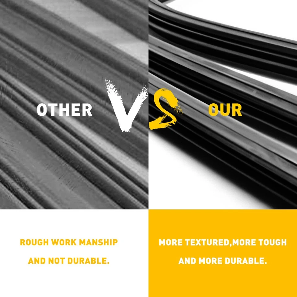 4Pcs 28" Premium Wiper Blade Refill Windshield Strip Replacement mm 6 Rubber AU - image 3 of 4