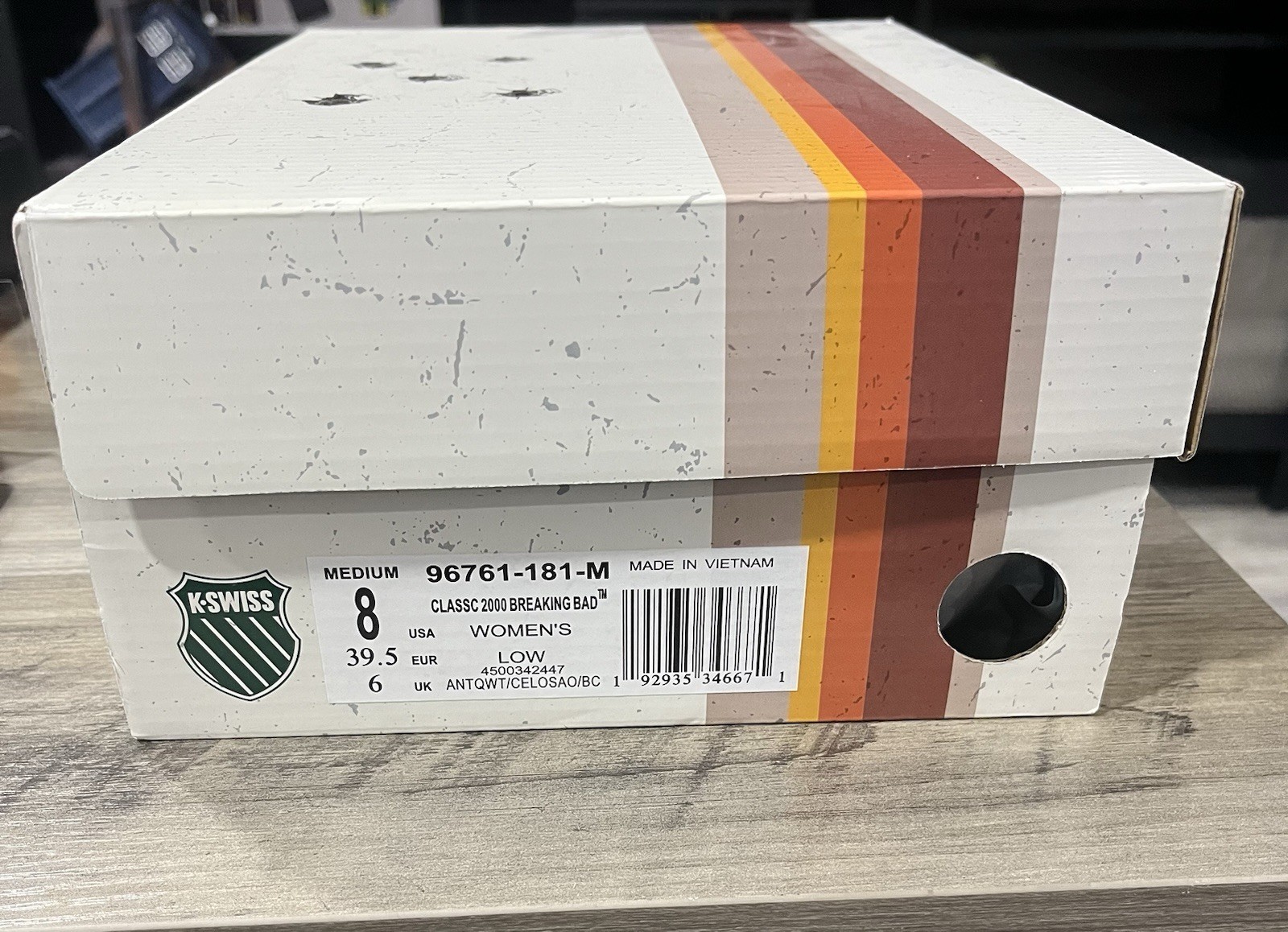 NEW 2019 K-Swiss Classic 2000 Breaking Bad Crystal Ship RV Women’s Size 9 Shoes image 5