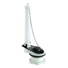 Universal Tank Toilet Flush Valve with Flapper, Nonmetallic, 40053