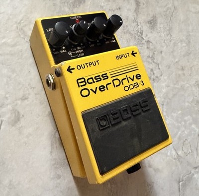 Boss Bass Overdrive ODB-3 Guitar Effects Pedal - WORKS!