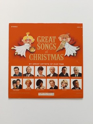 Great Songs of Christmas by great artists of our time vinyl LP NM Wie Neu 